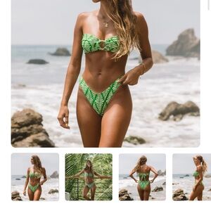 Honey Swim Bandeau top